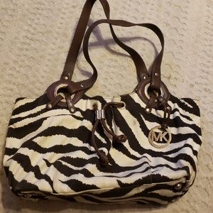 Michael Kors Zebra Print Satchel